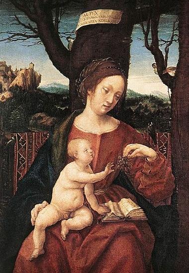 Madonna with Grape, HERRERA, Francisco de, the Elder